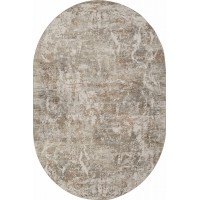 Ковер AFINA F445AF BROWN / CREAM Овал 3.00x4.00
