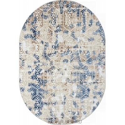 ковер ANTEP O1699-630 CREAM / BLUE Овал 2.00x2.90