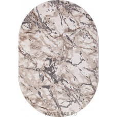 ковер ARMINA 03819A GREY / BROWN Овал 3.00x4.00