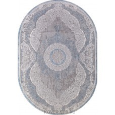 Ковер ARMINA 03880A BLUE / BLUE Овал 1.60x2.30