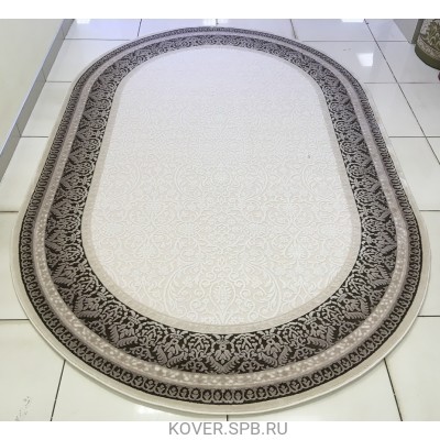 ковер AVANGARDE 3433P Овал BEIGE-VENGE 1.60x2.30