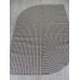 циновка KAIR S149 LIGHT GRAY Овал 1.60x2.30