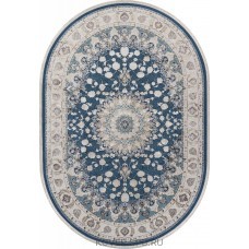 ковер DELINA A050B D.BLUE / CREAM Овал 2.40x3.40