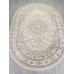 ковер DELINA A050B L.BEIGE / CREAM Овал 0.80x1.50