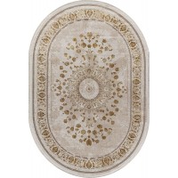 ковер DELINA A123B CREAM / GOLD FDY Овал 0.80x1.50