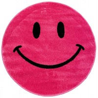 детсий ковер SMILE 2 NC19 PINK Круг 1.00x1.00