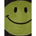 детский ковер SMILE 2 NC19 GREEN Круг 1.00x1.00