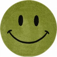 детский ковер SMILE 2 NC19 GREEN Круг 1.00x1.00