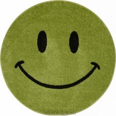детский ковер SMILE 2 NC19 GREEN Круг 1.00x1.00
