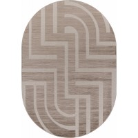 ковер DIOS F439 BEIGE Овал 2.40x3.40
