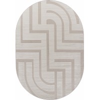 ковер DIOS F439 CREAM Овал 1.00x2.00