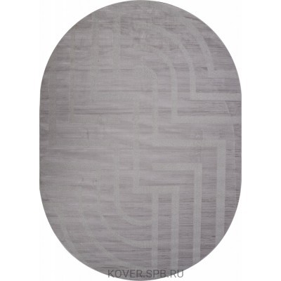 ковер DIOS F439 GRAY Овал 2.00x4.00