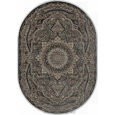 ковер DOLCE d415 DARK GRAY Овал 2.00x4.00