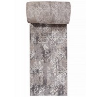 дорожка ковровая ARMINA 04078C GREY / BROWN ширина 1м