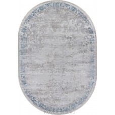 ковер EFSAN L252A CREAM SHRINK / BLUE FDY Овал 0.80x1.50