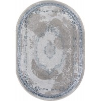 ковер EFSAN L278A CREAM SHRINK / BLUE FDY Овал 2.40x3.40