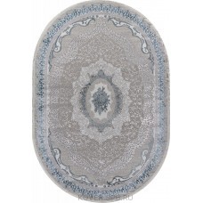 ковер EFSAN Q010A CREAM SHRINK / BLUE FDY Овал 2.40x3.40
