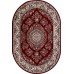 ковер GAVANA d285 RED Овал 2.50x4.00