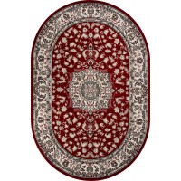 ковер GAVANA d412 RED Овал 3.00x4.00