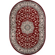 ковер GAVANA d412 RED Овал 1.50x1.90