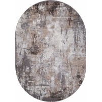ковер GRAFF 3433 GRAY-BEIGE Овал 1.60x2.30