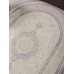 ковер Jasmine 30950U CREAM / CREAM Овал 1.60x2.30