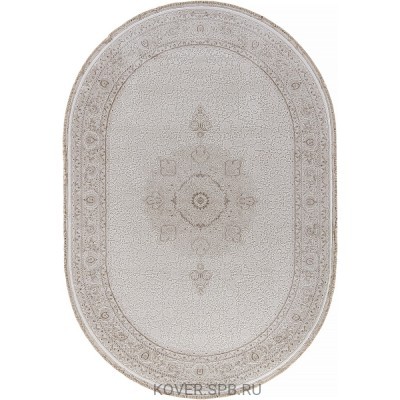 ковер Jasmine 35901Y CREAM / CREAM Овал 0.80x1.50