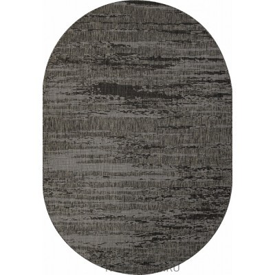 циновка KAIR S143 BLACK-GRAY Овал 1.60x3.00