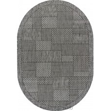 Циновка KAIR S148 DARK GRAY Овал 1.20x1.70