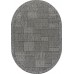 Циновка KAIR S148 DARK GRAY Овал 1.20x1.70