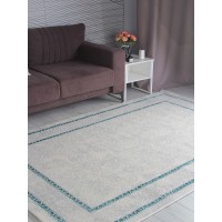 ковер AMELI 9255A S.L.GREY / P.TURQUOISE 1.96x2.90