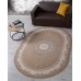 ковер ARMINA 04076A BROWN / BROWN Овал 2.00x2.90
