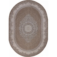 ковер ARMINA 04076A BROWN / BROWN Овал 2.00x2.90