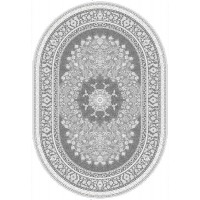 ковер ARMINA GA007G GREY / GREY Овал 1.60x2.30