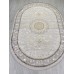 ковер DELINA A051A L.GREY SHRINK / D.GREY SHRINK Овал 2.00x2.90