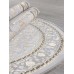 ковер DELINA A051A L.GREY SHRINK / D.GREY SHRINK Овал 2.00x2.90