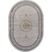 ковер DELINA A051A L.GREY SHRINK / D.GREY SHRINK Овал 2.00x2.90