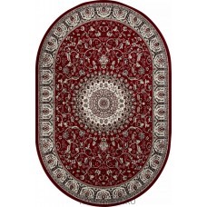 ковер GAVANA D409 RED Овал 1.50x3.00
