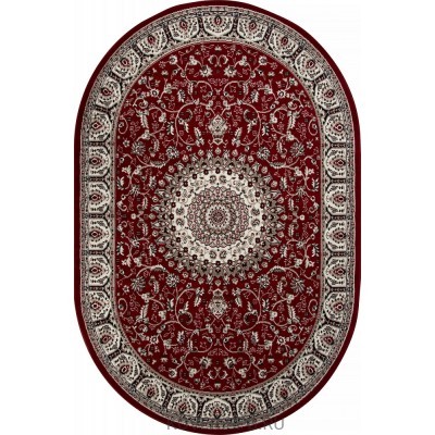 ковер GAVANA D409 RED Овал 1.50x3.00