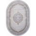 ковер LISSABON SI001D GREY/GREY Овал 1.60x2.30