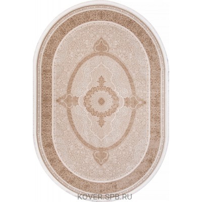 ковер LISSABON SI030B BROWN/BROWN Овал 2.00x2.90