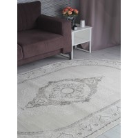 ковер LUCCI P156A L.GRAY / L.GRAY Овал 1.94x2.90