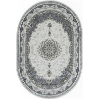 ковер MIRAY O1463-096 GREY Овал 2.00x2.90