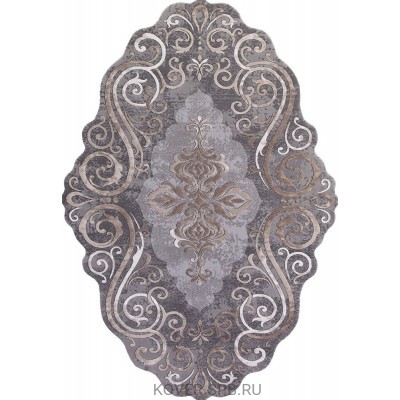 ковер SAFIR 00858C GREY/BROWN 0.78х1.50