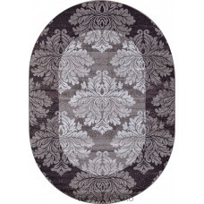 ковер SILVER d213 GRAY-PURPLE Овал 2.50x4.00