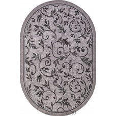 ковер SILVER d230 LIGHT GRAY Овал 2.50x4.00