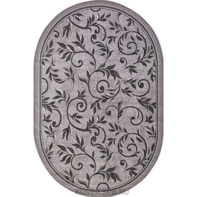 ковер SILVER d230 LIGHT GRAY Овал 2.50x4.00