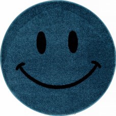 детский ковер SMILE NC19 BLUE круг 1.00x1.00
