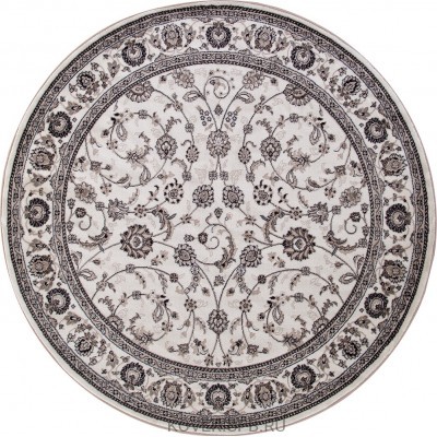 ковер VALENCIA DELUXE d251 CREAM-BROWN Круг 2.00х2.00