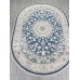ковер ZARINA A050B D.BLUE / CREAM Овал 2.00x2.90